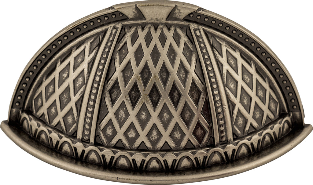 Top Knobs Trevi Series 2-5/8"L Cup Pull, Pewter Antique