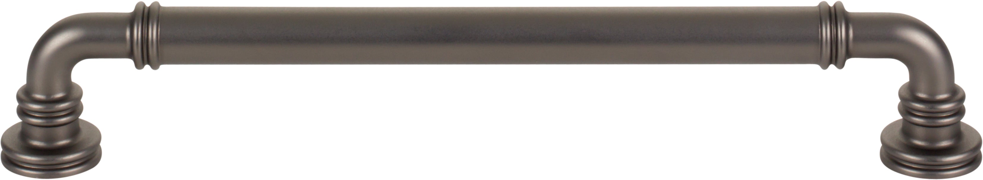 Top Knobs Cranford Series 7-9/16"(192mm) CC Pull, Ash Gray