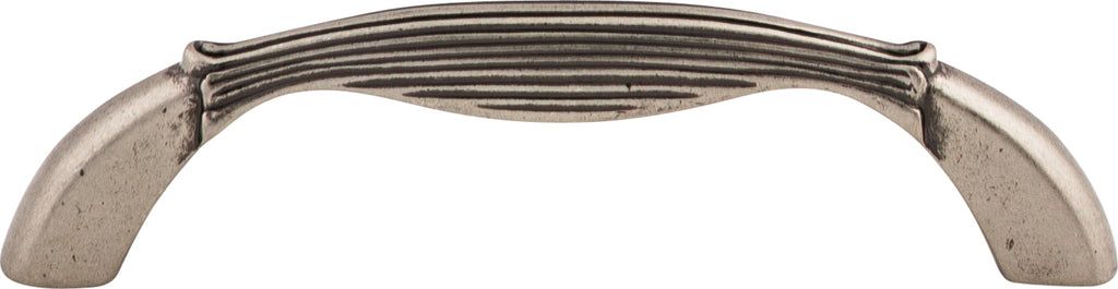 Top Knobs Straight Series 3-3/4"(95mm) CC Pull, Pewter Antique