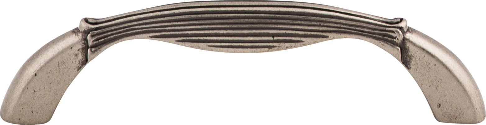 Top Knobs Straight Series 3-3/4"(95mm) CC Pull, Pewter Antique