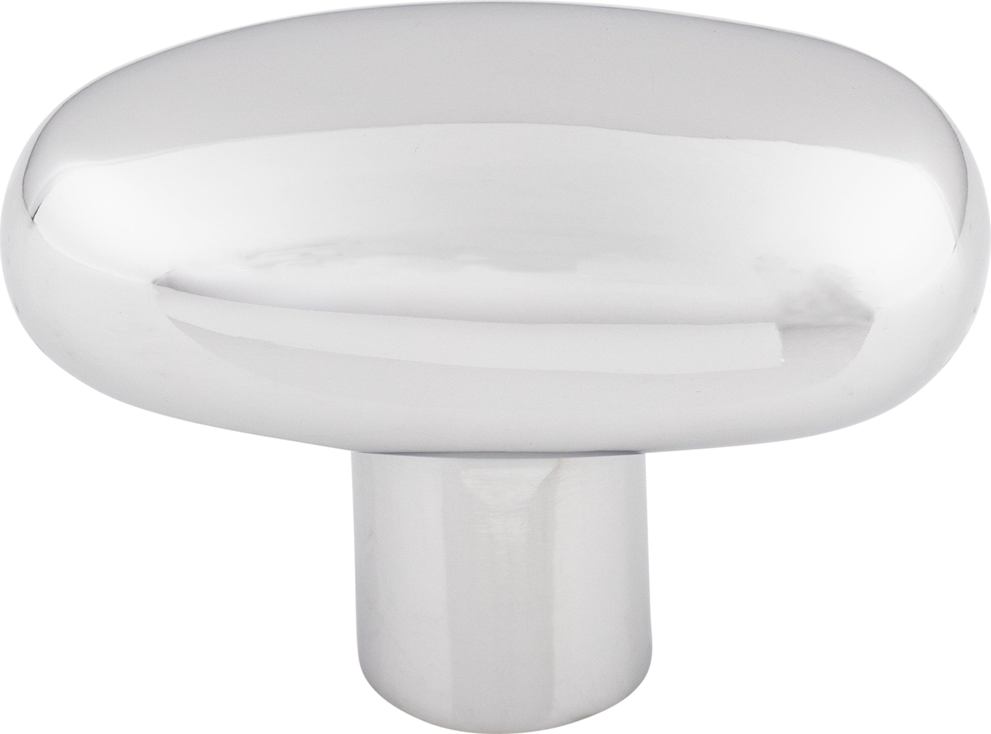 Top Knobs Aspen II Potato Series 2"L Knob, Polished Chrome