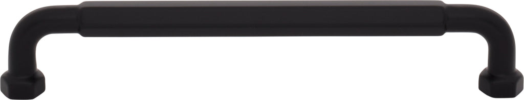 Top Knobs Dustin Series 6-5/16"(160mm) CC Pull, Flat Black