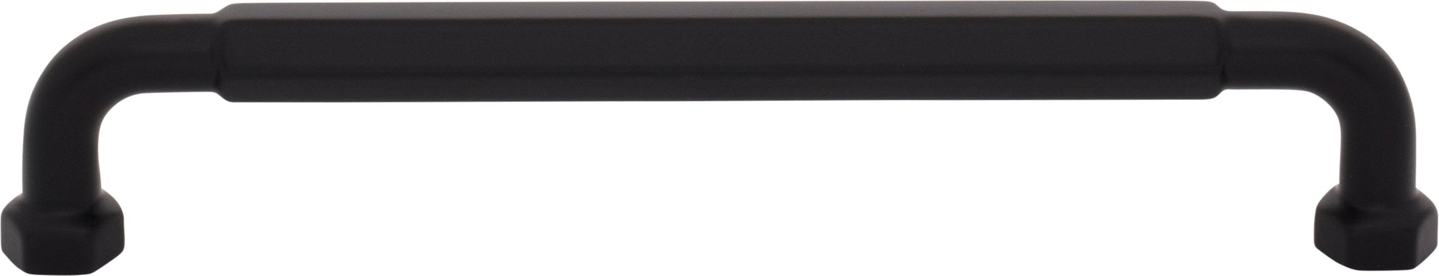Top Knobs Dustin Series 6-5/16"(160mm) CC Pull, Flat Black