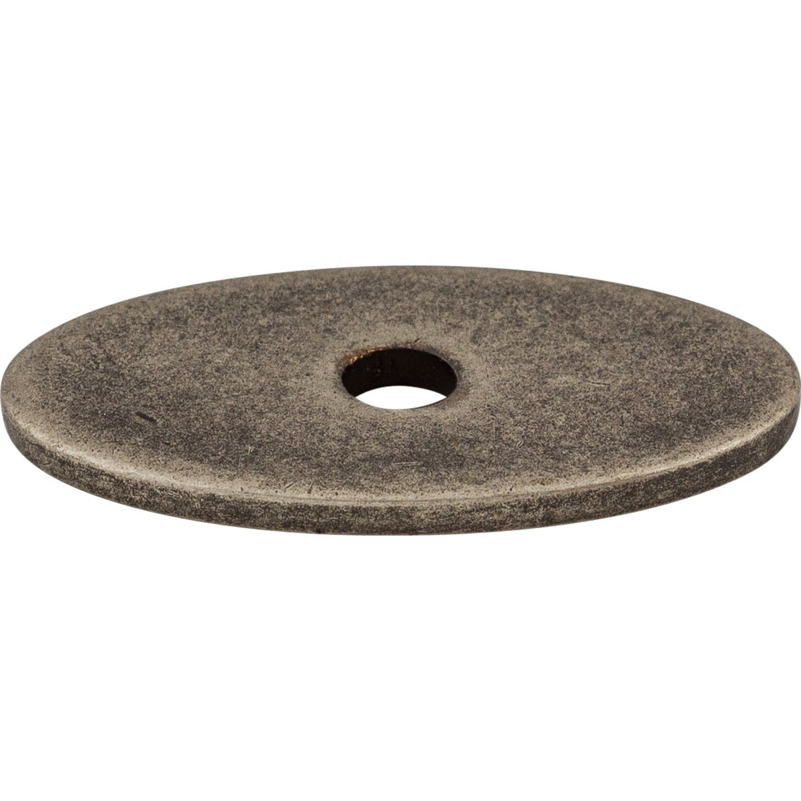 Top Knobs Oval Series 1-1/4"L Backplate, Pewter Antique