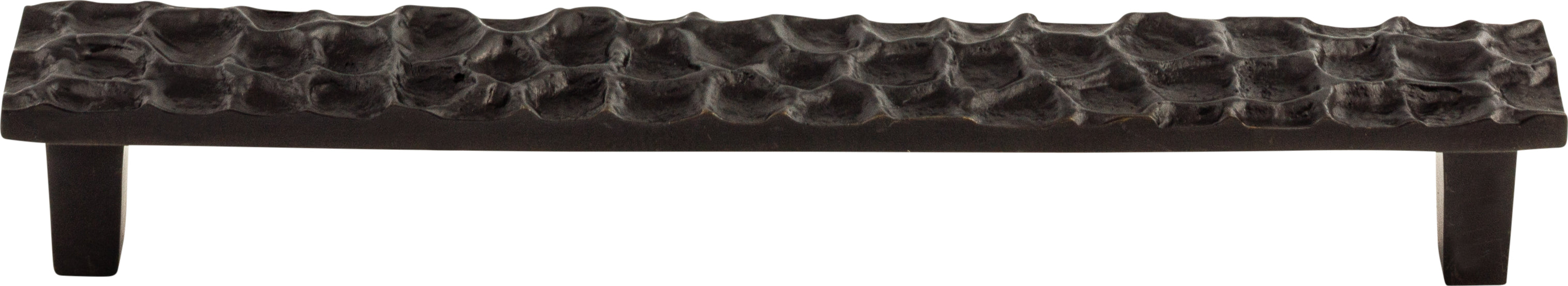 Top Knobs Cobblestone Series 7-9/16"(192mm) CC Pull, Coal Black