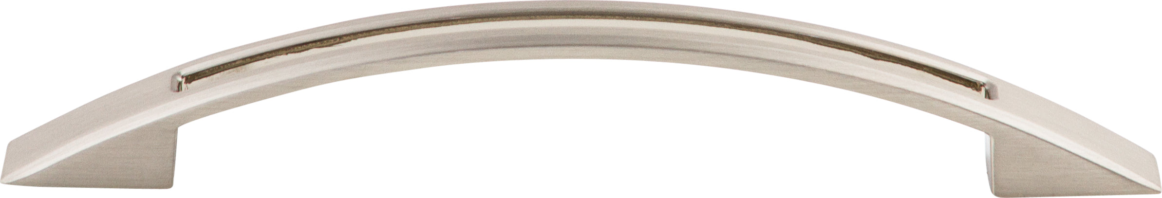 Top Knobs Tango Series 5-1/16"(128mm) CC Cut Out Pull, Brushed Satin Nickel