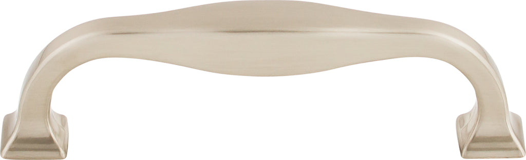Top Knobs Contour Series 3-3/4"(95mm) CC Pull, Brushed Satin Nickel