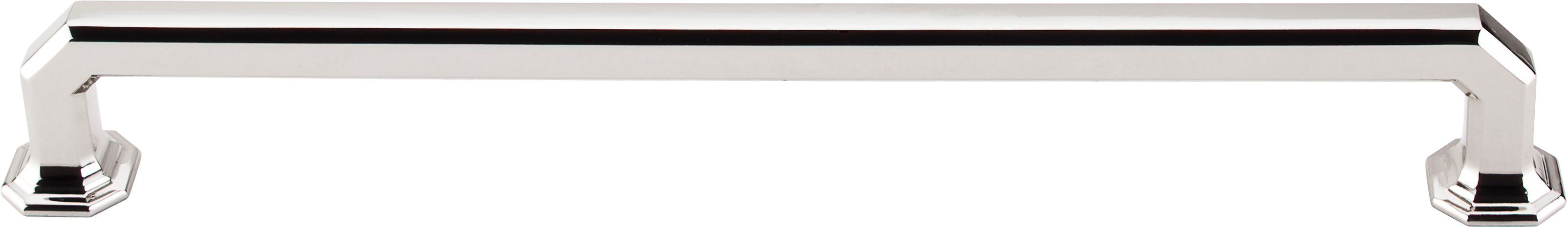 Top Knobs Emerald Series 9"(229mm) CC Pull, Polished Nickel