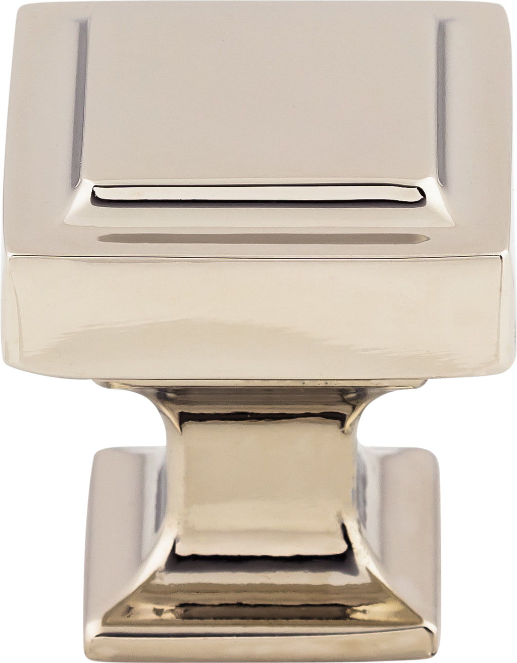 Top Knobs Ascendra Series 1-1/8"L Knob, Polished Nickel