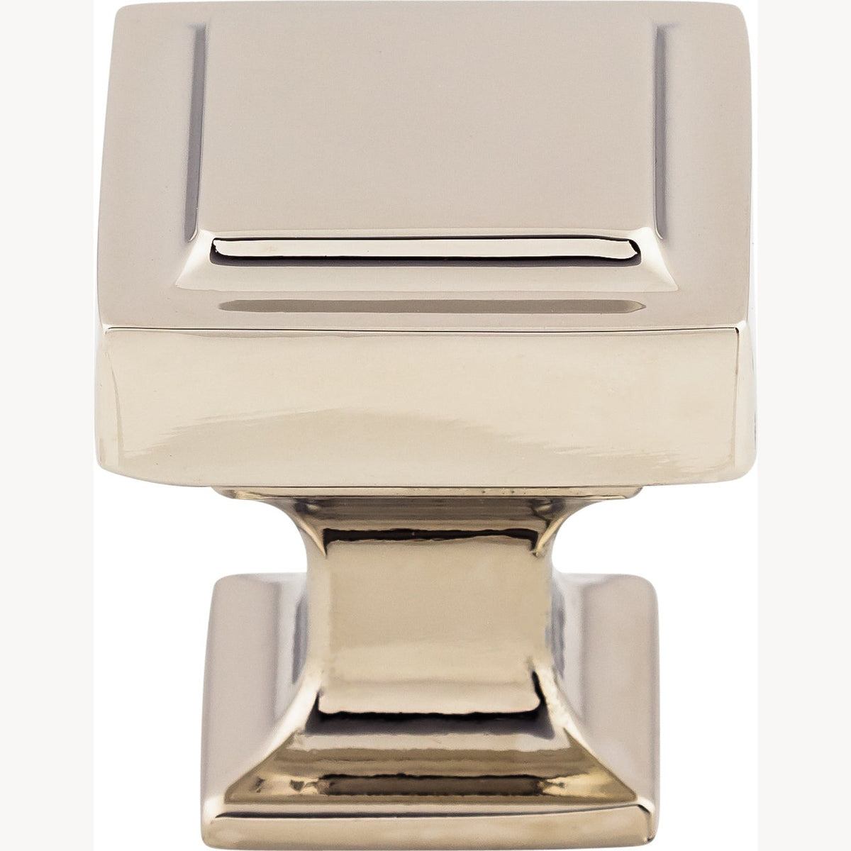 Top Knobs Ascendra Series 1-1/8"L Knob, Polished Nickel