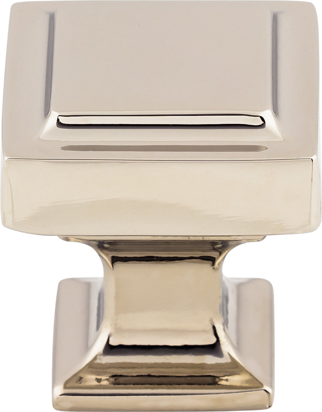 Top Knobs Ascendra Series 1-1/8"L Knob, Polished Nickel
