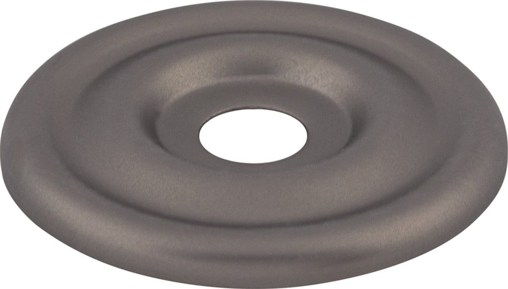 Top Knobs Brixton Series 1-3/8"L Backplate, Ash Gray