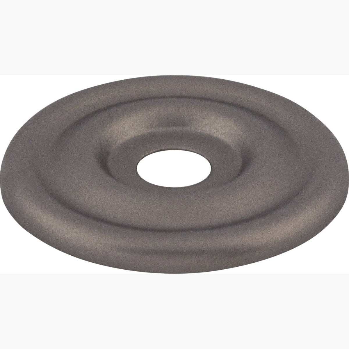 Top Knobs Brixton Series 1-3/8"L Backplate, Ash Gray