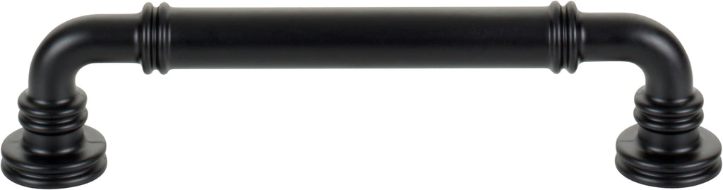Top Knobs Cranford Series 5-1/16"(128mm) CC Pull, Flat Black