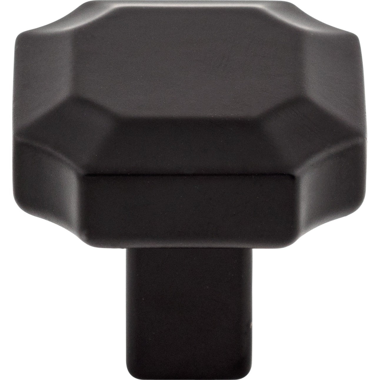 Top Knobs Davenport Series 1-1/4"L Knob, Flat Black