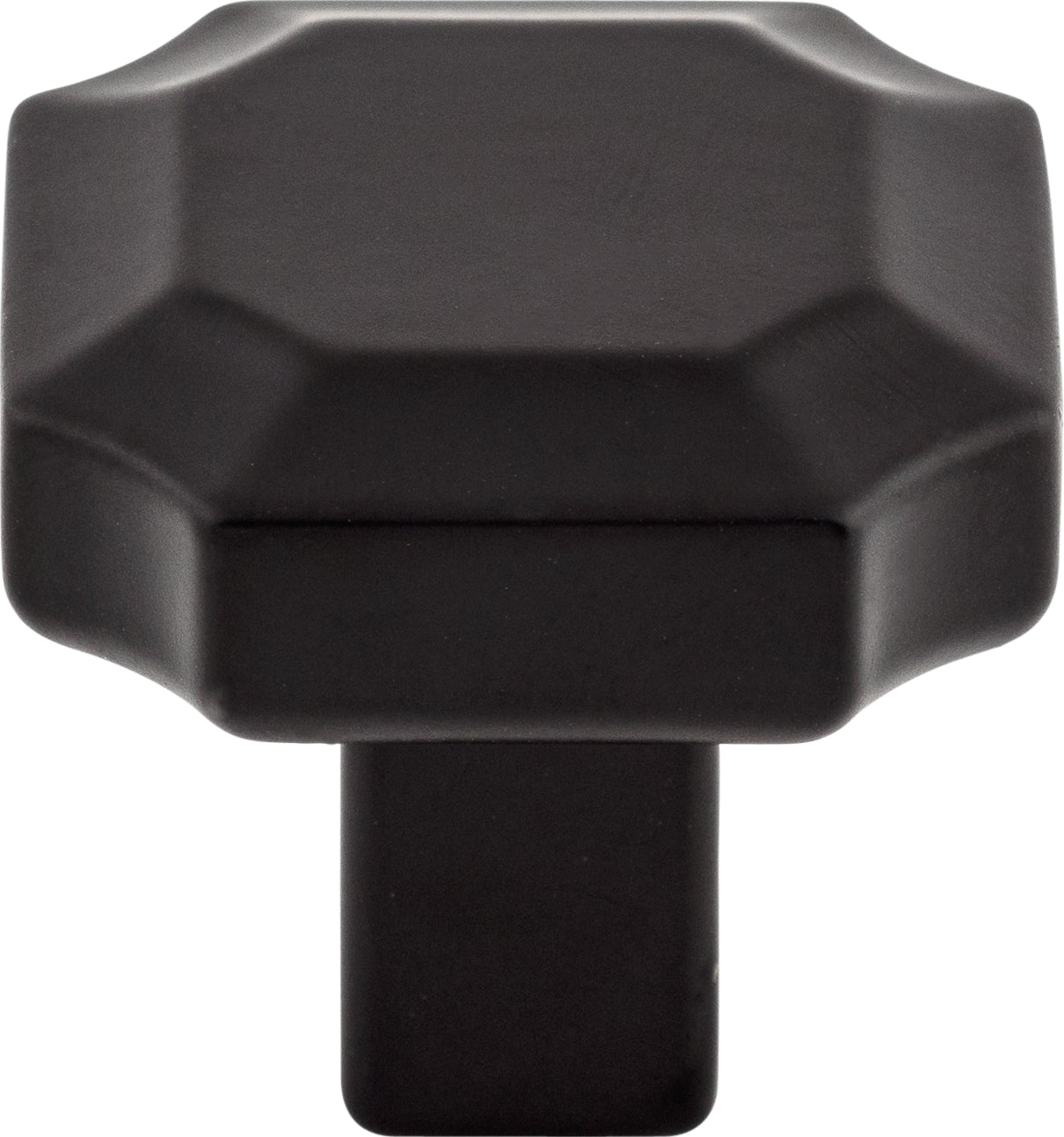 Top Knobs Davenport Series 1-1/4"L Knob, Flat Black