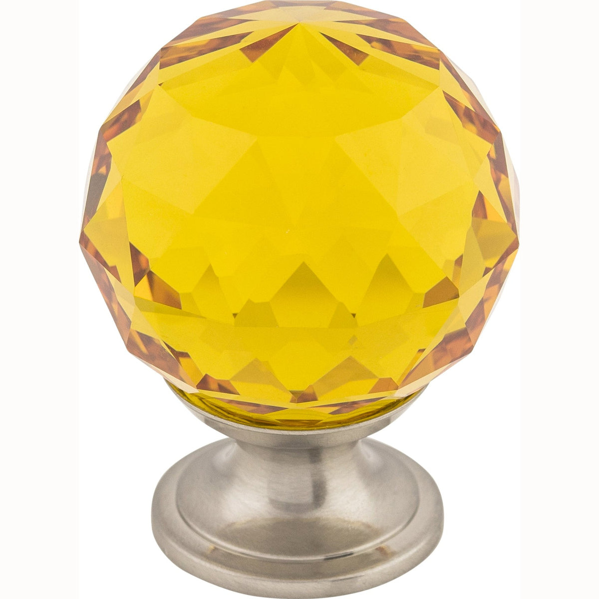 Top Knobs Amber Crystal Series 1-3/8"L Knob, 