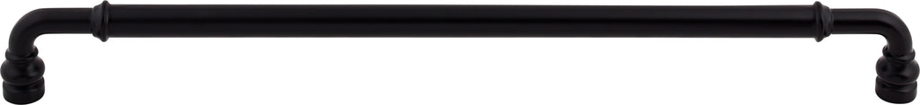 Top Knobs Brixton Series 12"(304mm) CC Pull, Flat Black