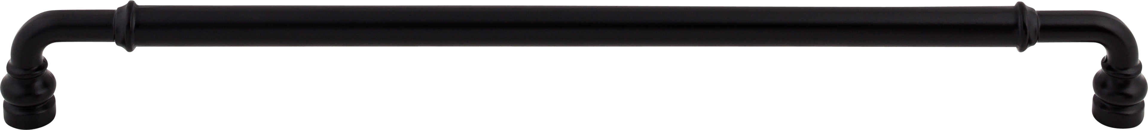 Top Knobs Brixton Series 12"(304mm) CC Pull, Flat Black