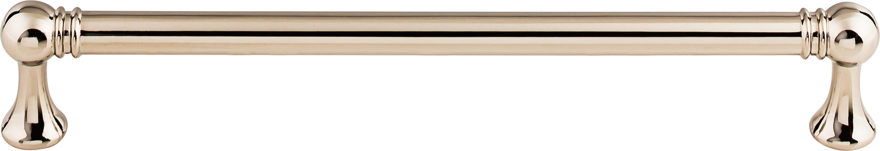 Top Knobs Kara Series 7-9/16"(192mm) CC Pull, Polished Nickel