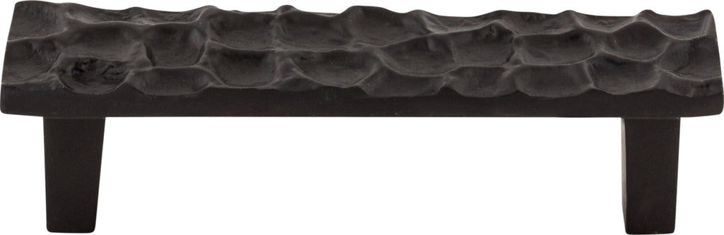 Top Knobs Cobblestone Series 3-3/4"(95mm) CC Pull, Coal Black