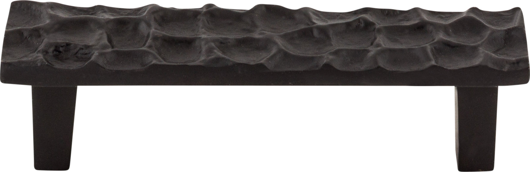 Top Knobs Cobblestone Series 3-3/4"(95mm) CC Pull, Coal Black