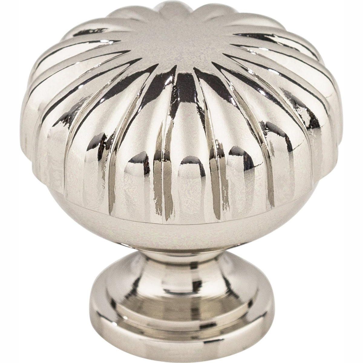Top Knobs Melon Series 1-1/4"L Knob, Polished Nickel