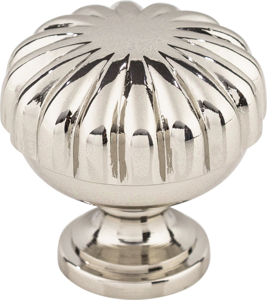 Top Knobs Melon Series 1-1/4"L Knob, Polished Nickel