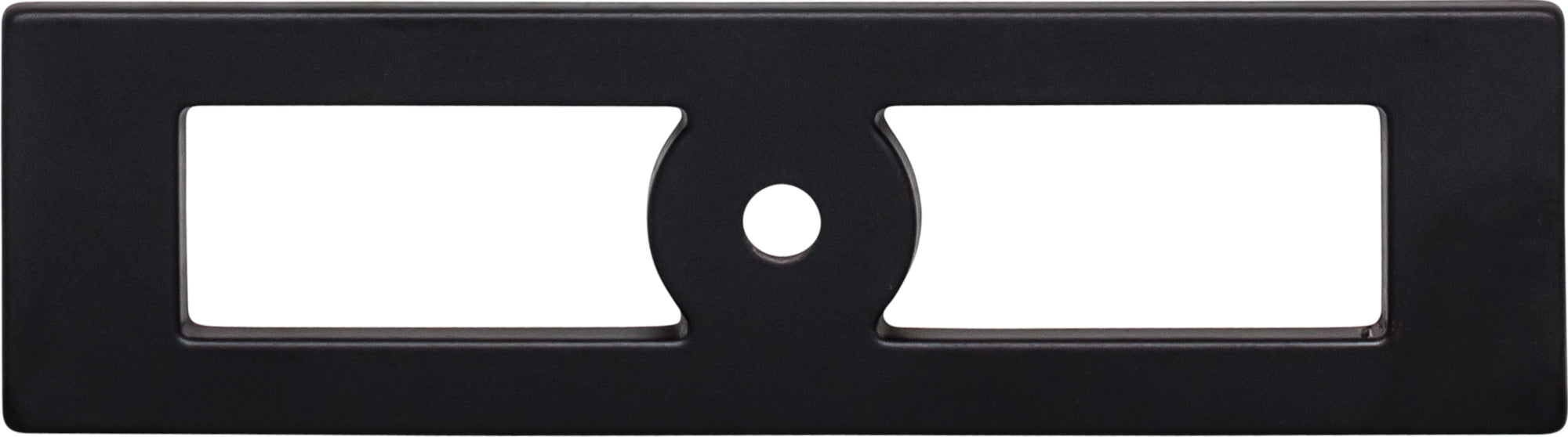 Top Knobs Hollin Series 4-9/32"L Knob, Flat Black