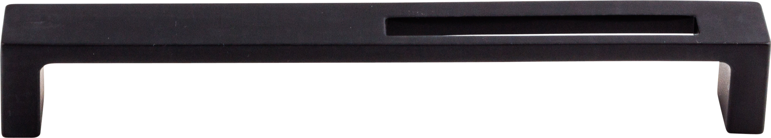 Top Knobs Modern Metro Series 7"(178mm) CC Slot Pull, Flat Black