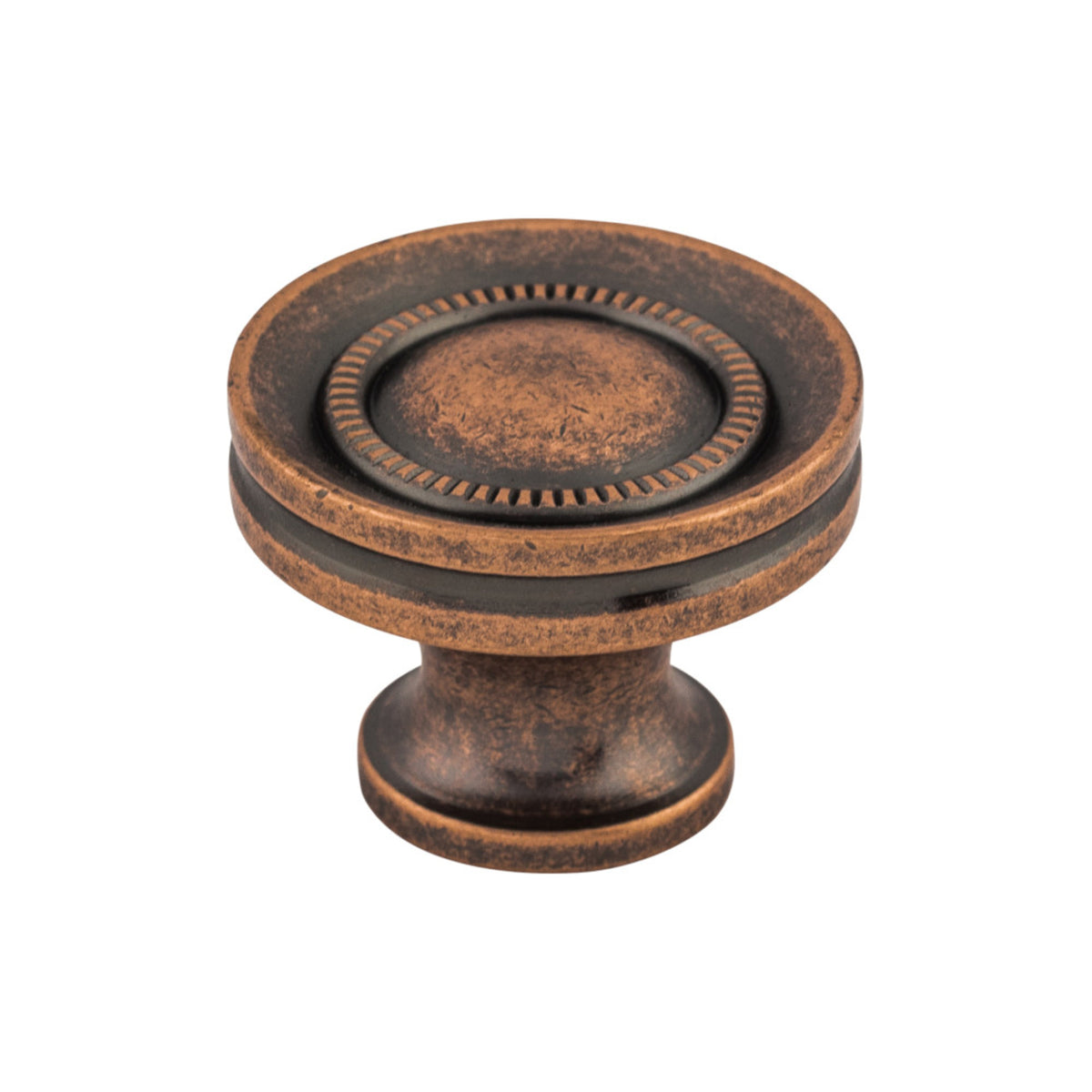 Button Faced 1 1/4" Diameter Round Knob