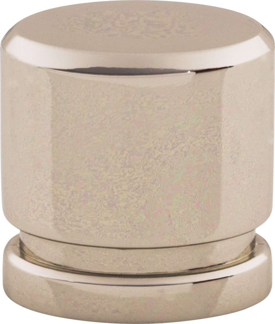 Top Knobs Oval Series 1"L Knob, Polished Nickel