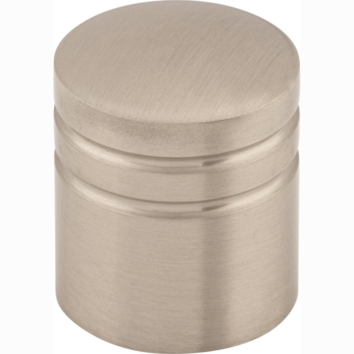 Top Knobs Stacked Series 1"L Knob, Brushed Satin Nickel