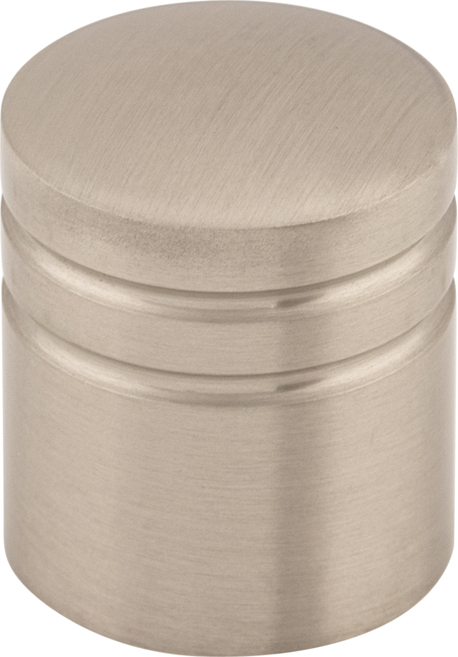 Top Knobs Stacked Series 1"L Knob, Brushed Satin Nickel