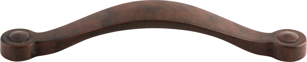 Top Knobs Saddle Series 5-1/16"(128mm) CC Pull, Patina Rouge