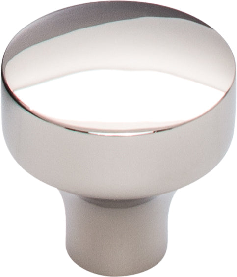 Top Knobs Kinney Series 1-1/8"L Knob, Polished Nickel