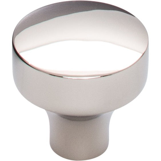 Top Knobs Kinney Series 1-1/8"L Knob, Polished Nickel