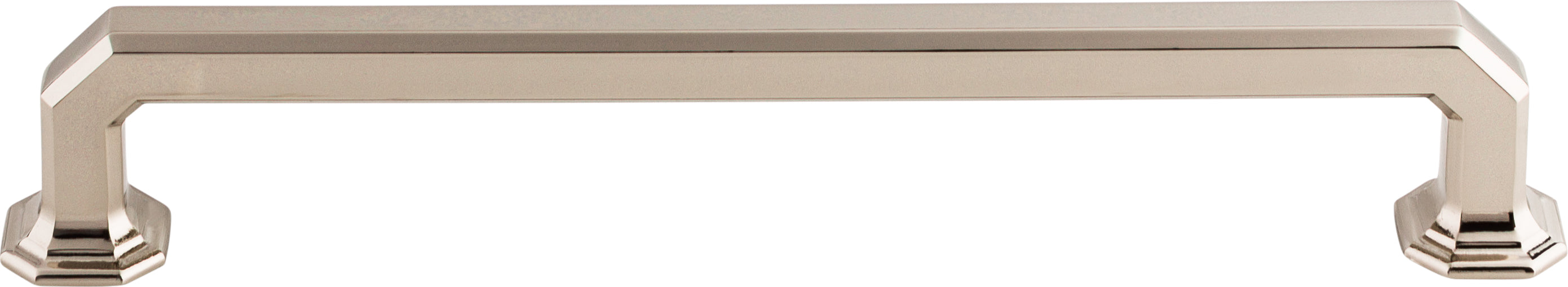 Top Knobs Emerald Series 7"(178mm) CC Pull, Polished Nickel
