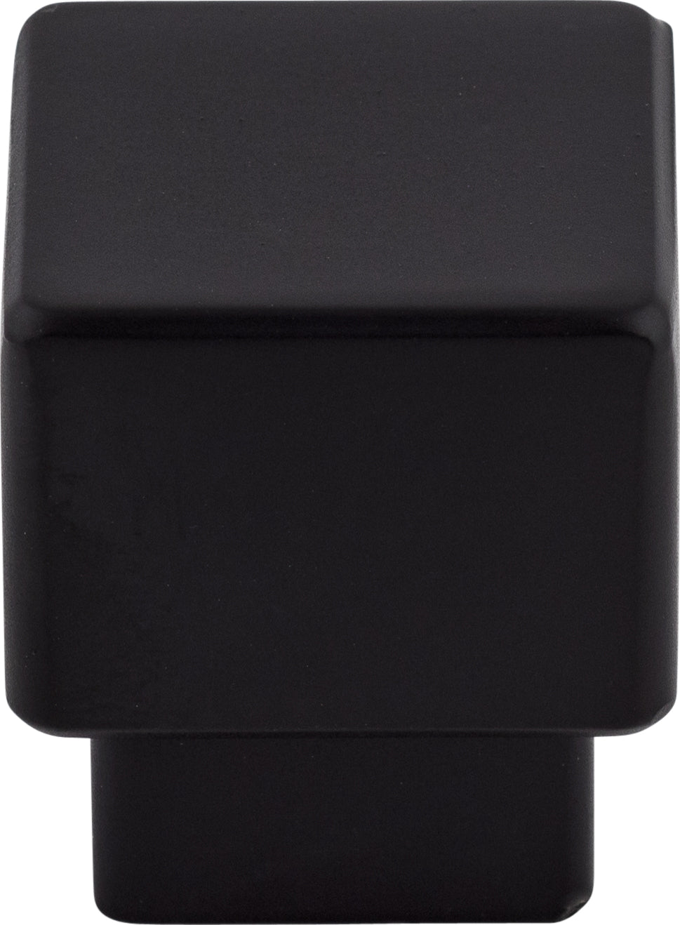 Top Knobs Tapered Series 1"L Knob, Flat Black
