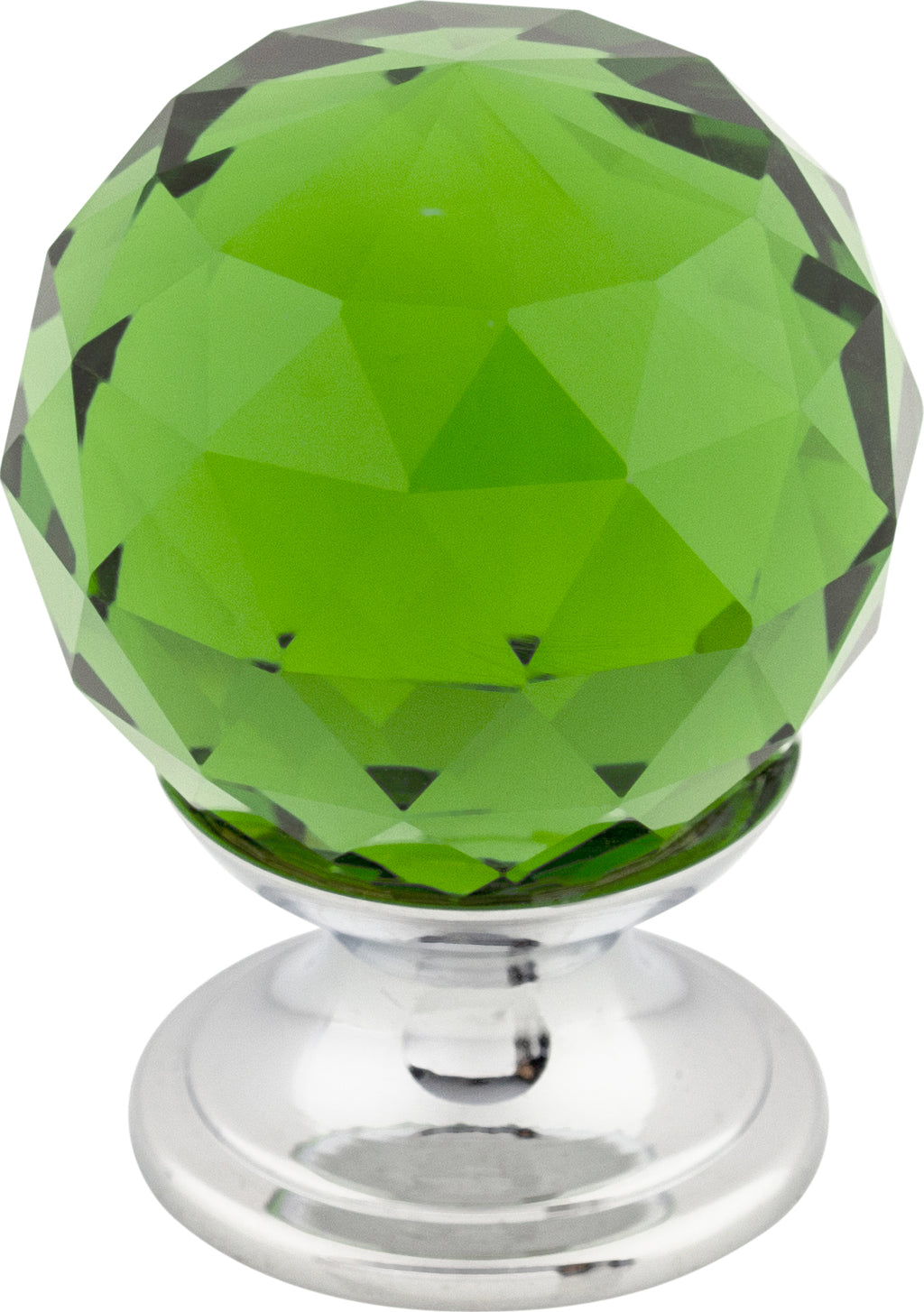 Top Knobs Green Crystal Series 1-1/8"L Knob, 