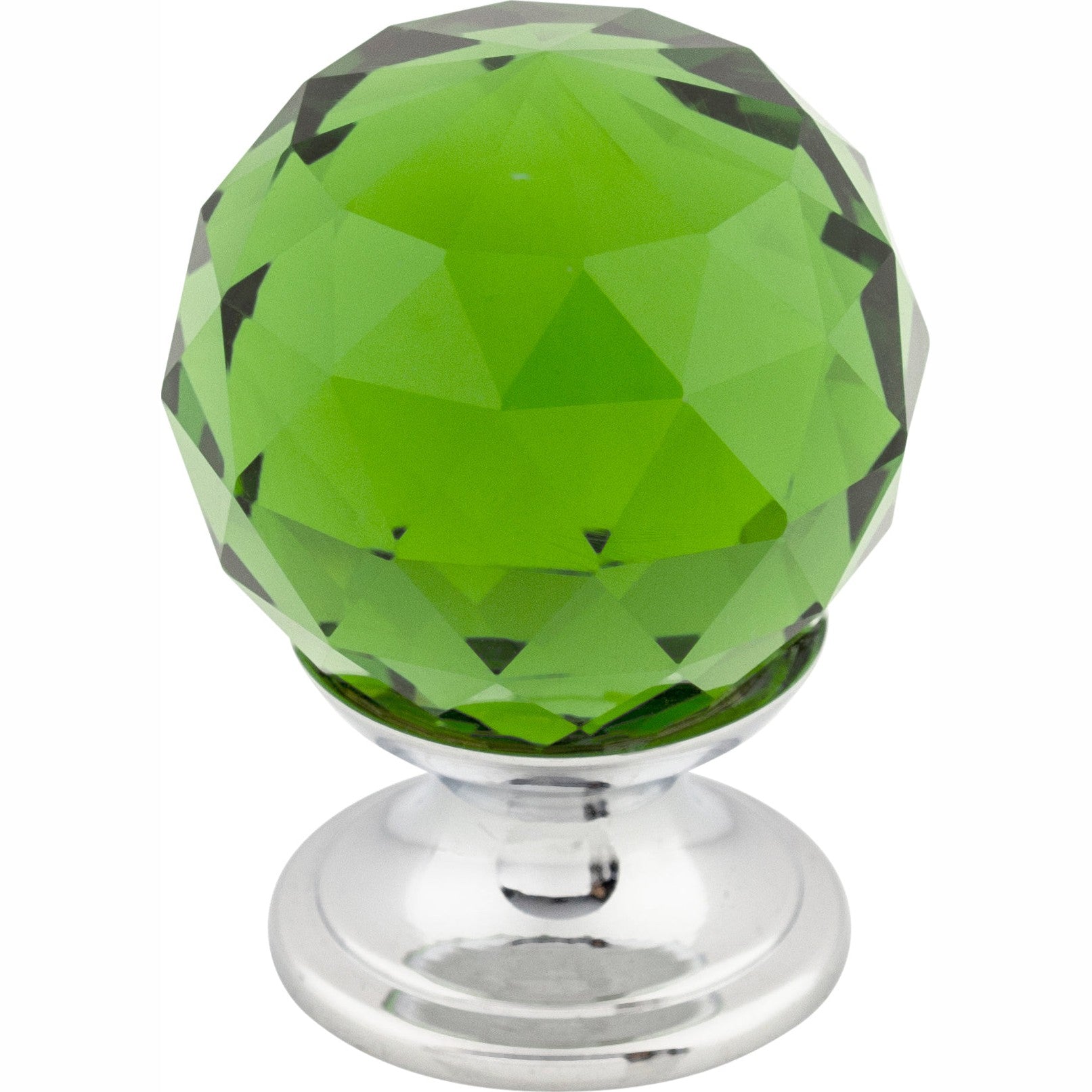 Top Knobs Green Crystal Series 1-1/8"L Knob, 