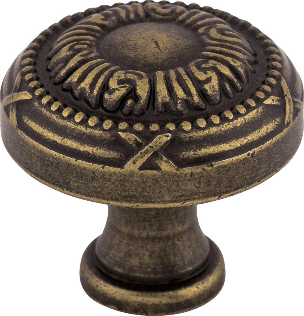 Top Knobs Ribbon Series 1-1/8"L Knob, German Bronze