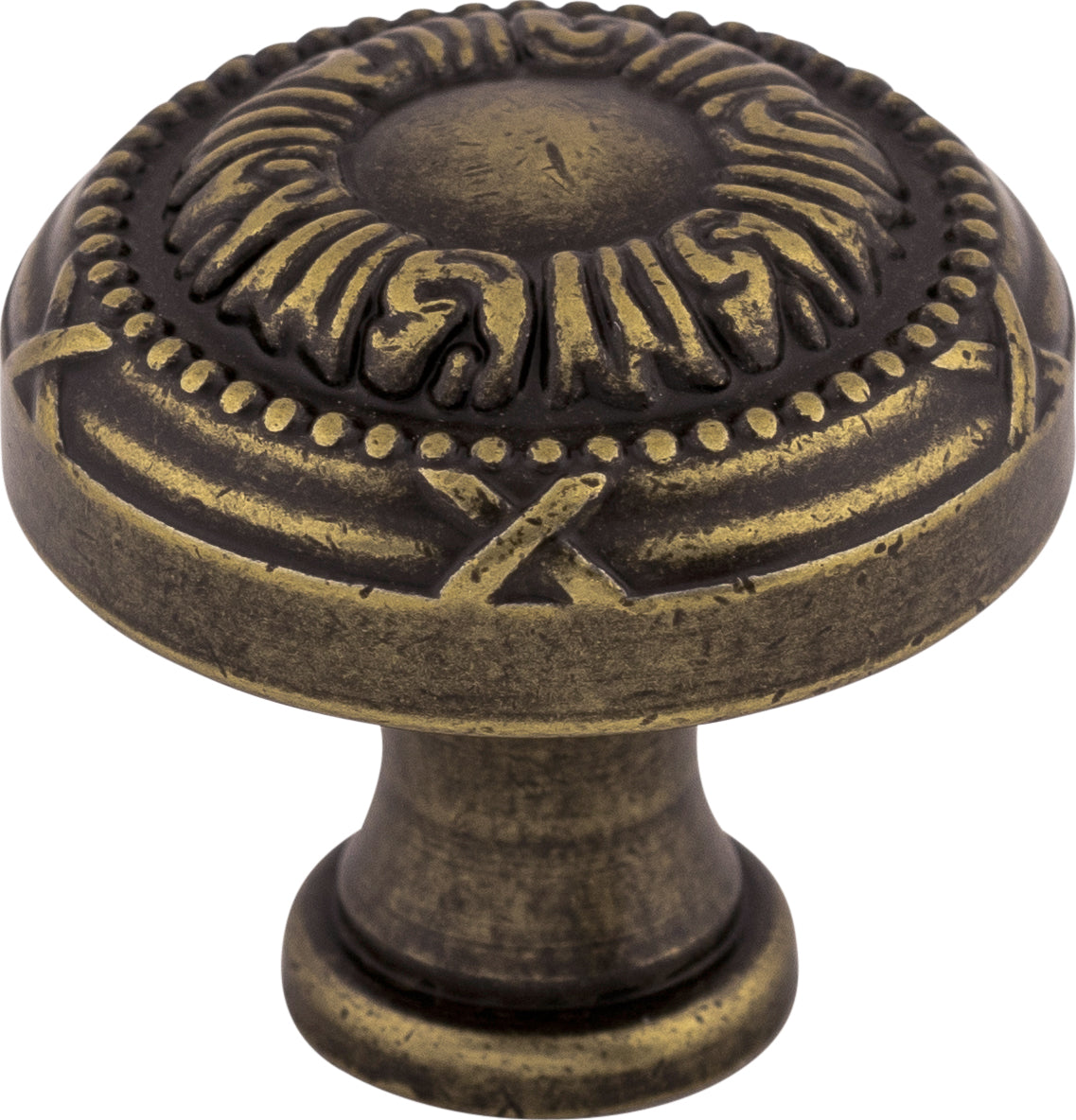 Top Knobs Ribbon Series 1-1/8"L Knob, German Bronze