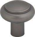 Top Knobs Clarence Series 1-1/4"L Knob, Ash Gray