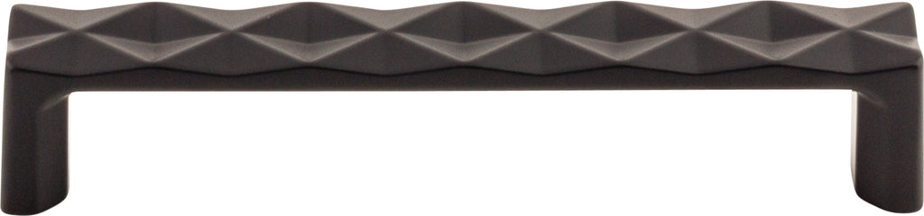 Top Knobs Quilted Series 5-1/16"(128mm) CC Pull, Flat Black