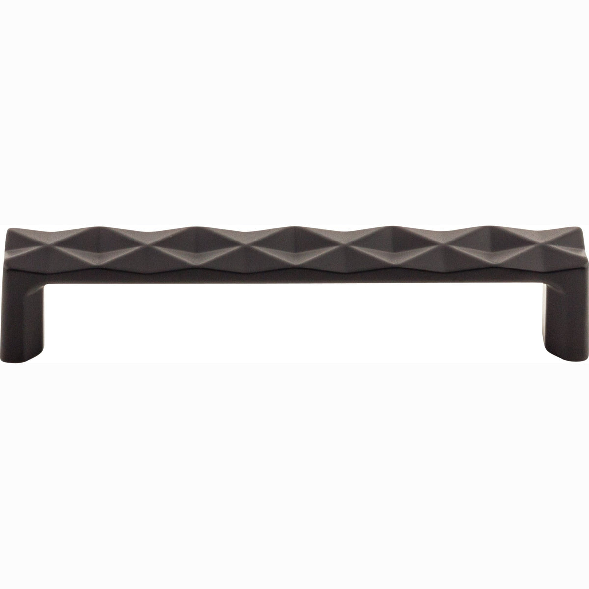 Top Knobs Quilted Series 5-1/16"(128mm) CC Pull, Flat Black