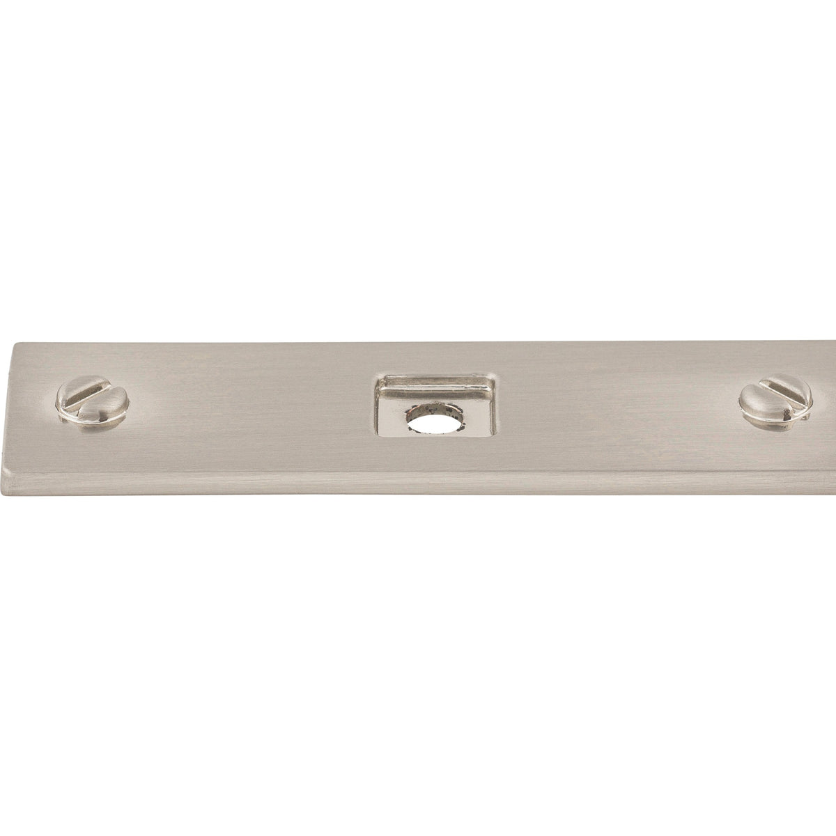 Top Knobs Channing Series 3"L Backplate, Brushed Satin Nickel