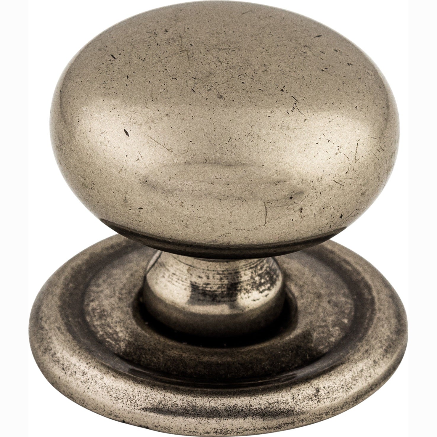 Top Knobs Victoria Series 1-1/4"L Knob, Pewter Antique