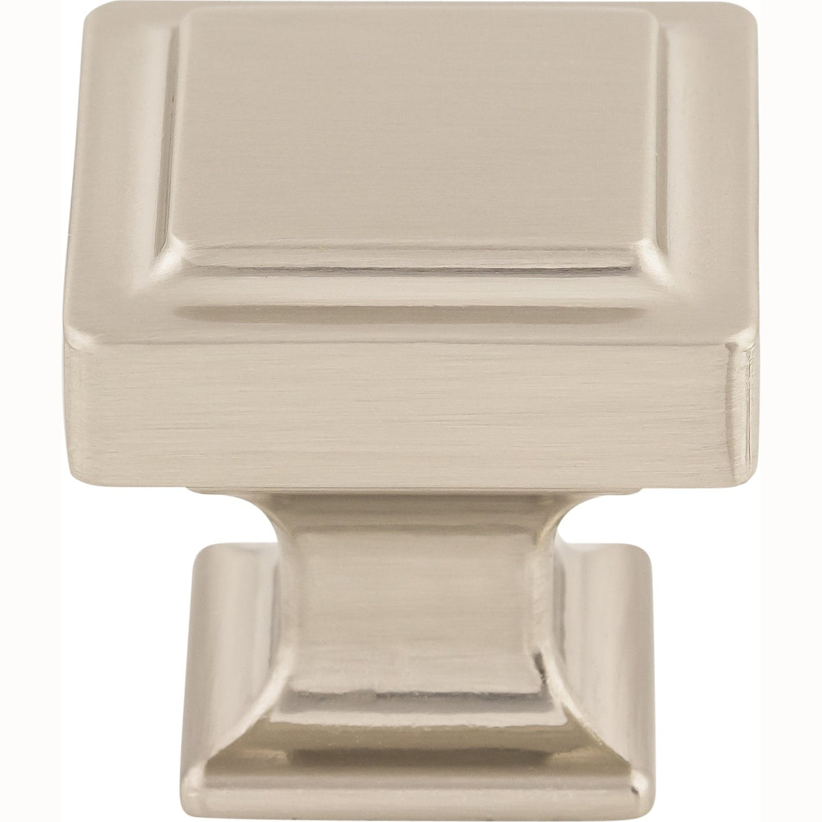 Top Knobs Ascendra Series 1-1/4"L Knob, Brushed Satin Nickel