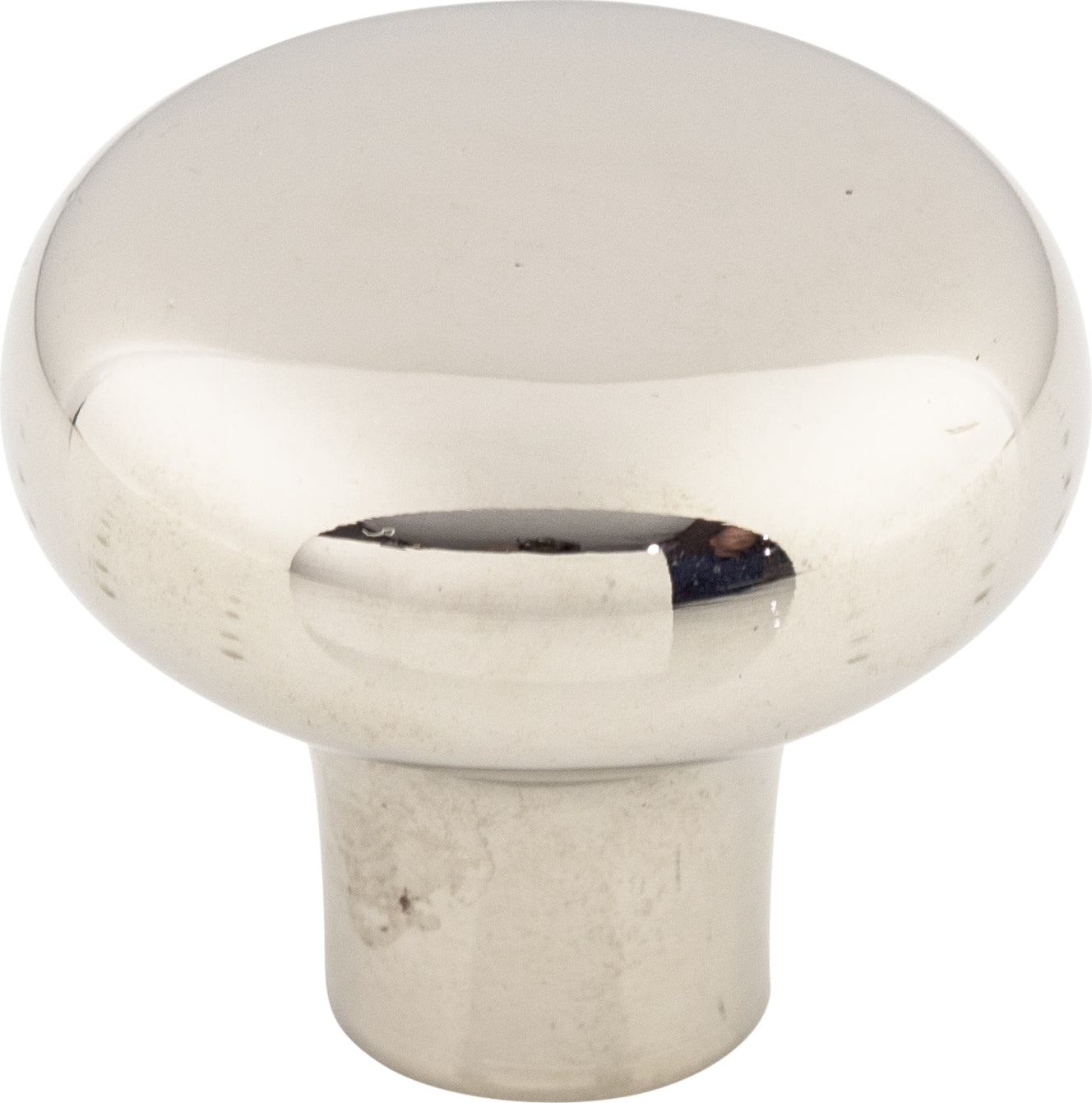 Top Knobs Aspen II Round Series 1-3/8"L Knob, Polished Nickel